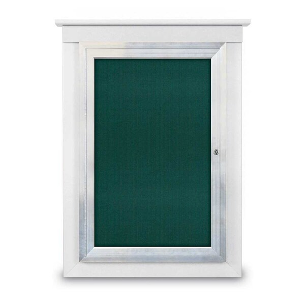 United Visual Products Letterboard, 36x36, Satin/Blue UV9020ACS3636-SATIN-BARBLU - main